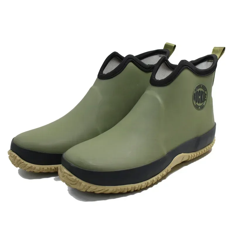 Fishing Boots - Mężczyźni Buty przeciwdeszczowe Moda Gumowe buty