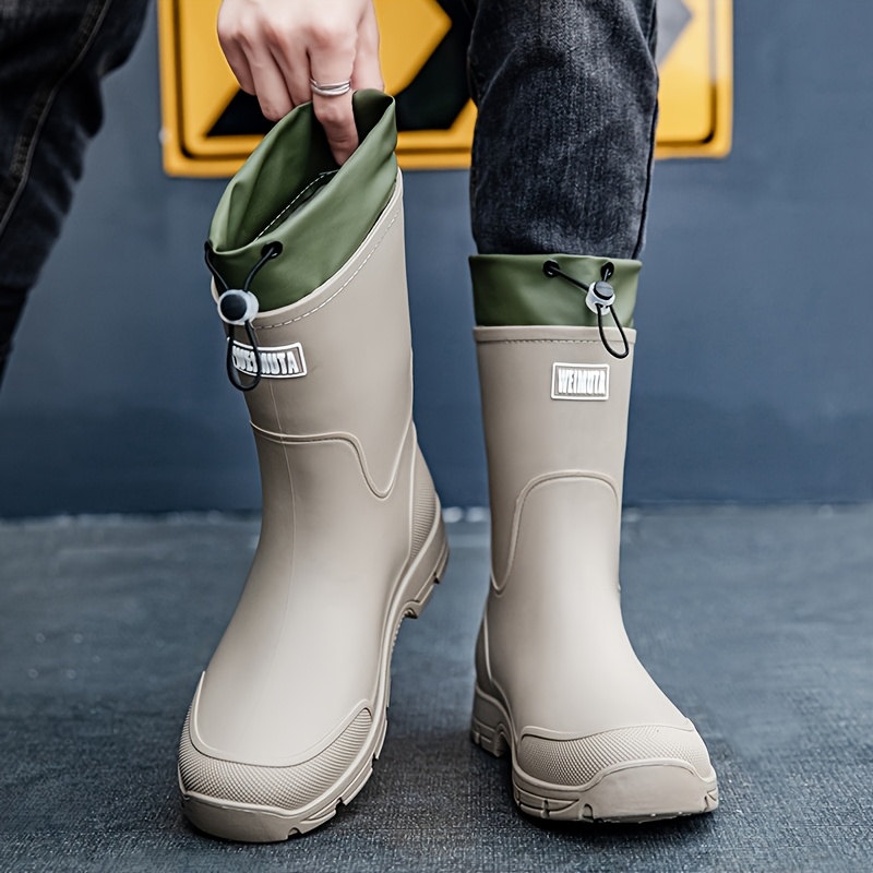 Fishing Boots - Męskie wodoodporne kalosze do połowy łydki,