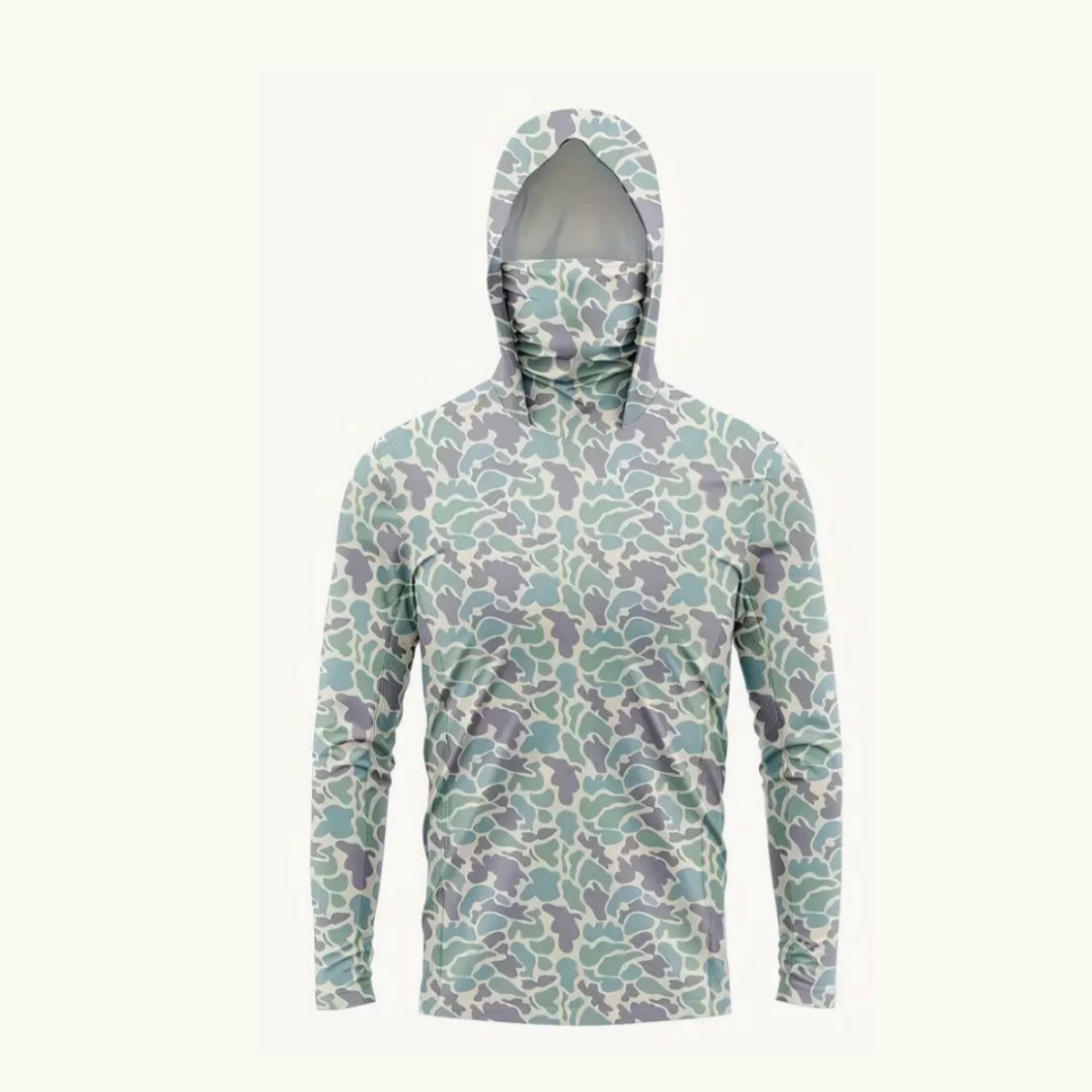 Męska niebieska bluza wędkarsk – Fishing Mask Sun Protection recenzja i cena
