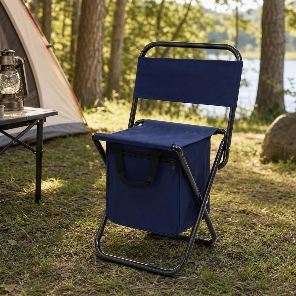 Składane krzesło kempingowe z  – Fishing Backpack recenzja i cena