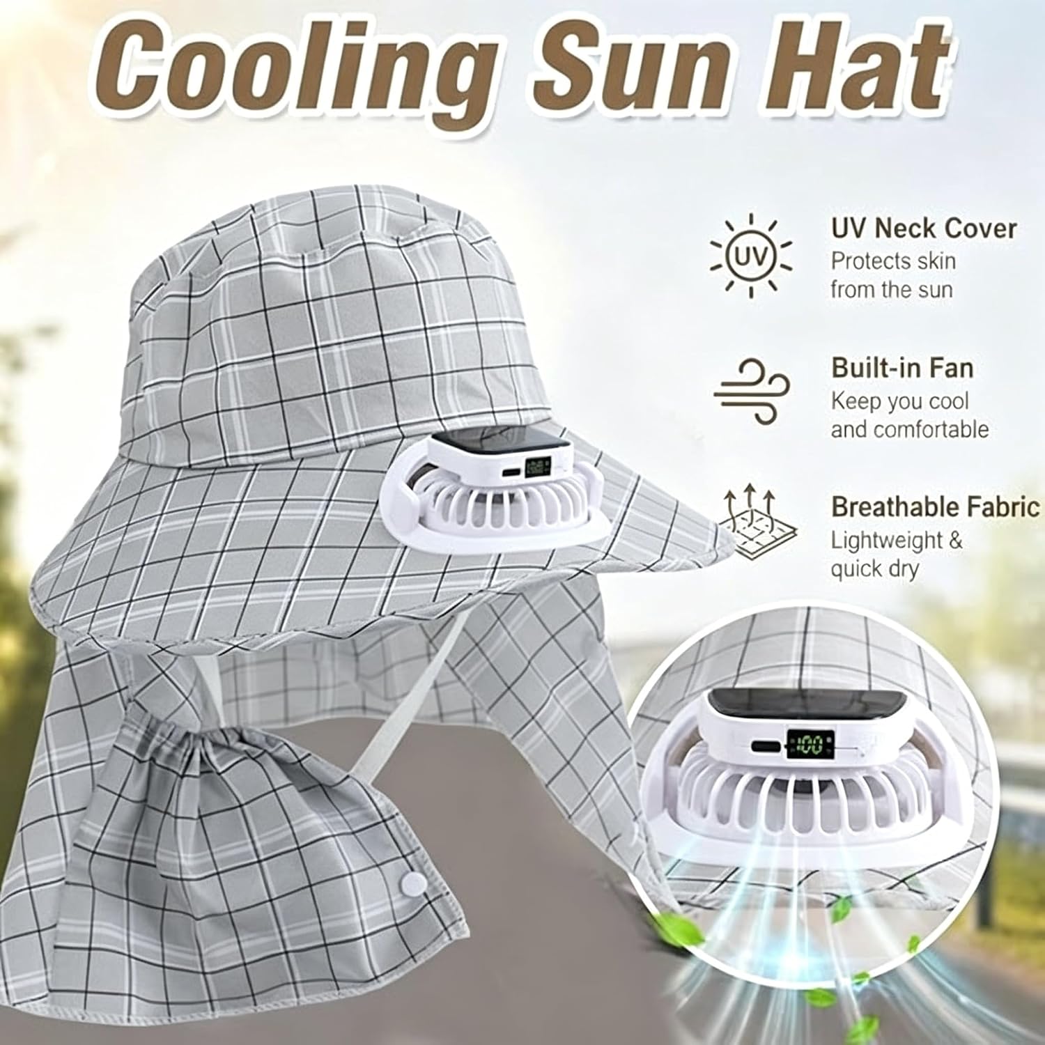1 szt. Czapka z wentylatorem s – Fishing Hat recenzja i cena