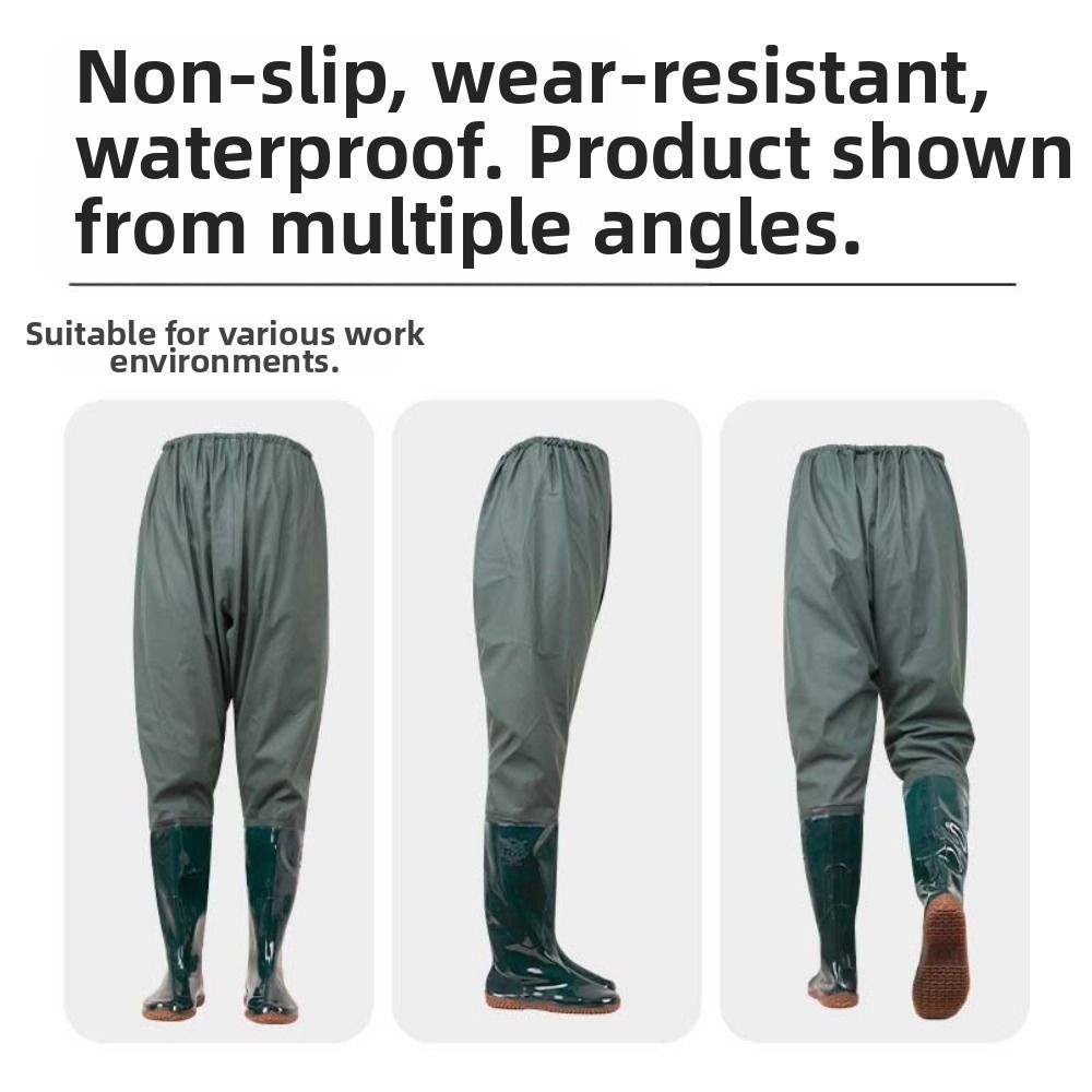 Plastikowe spodnie do wędrówek – Fishing Pants Waterproof recenzja i cena